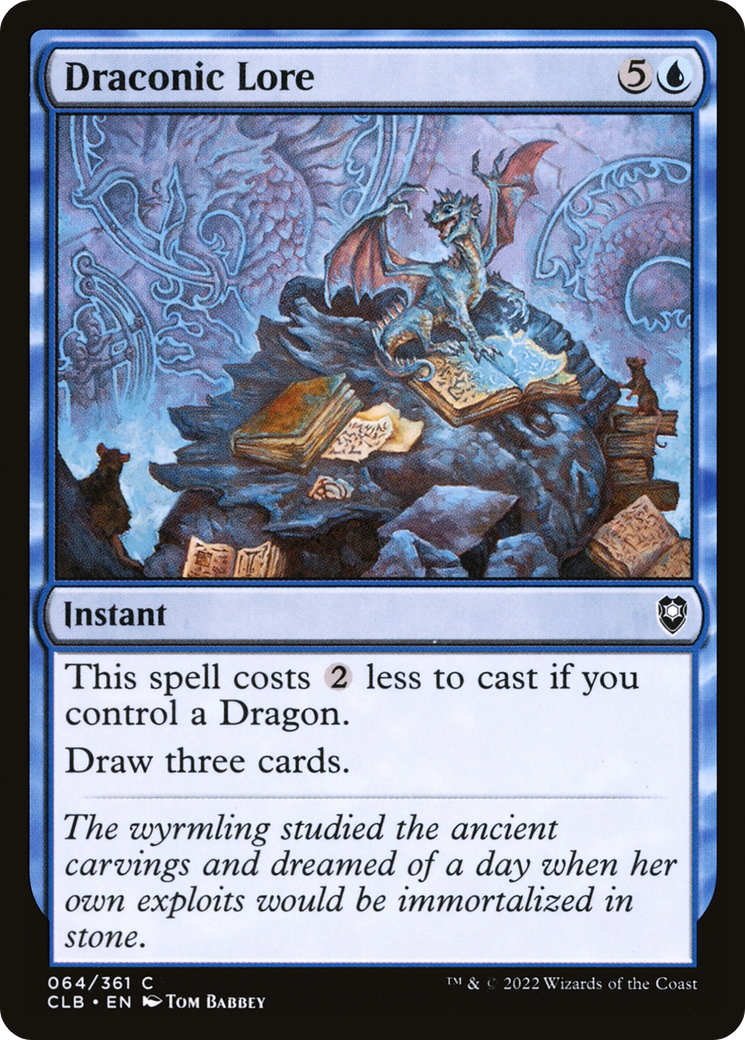Draconic Lore - Foil