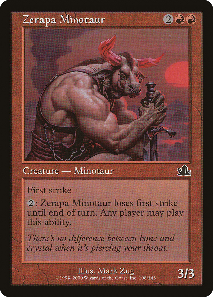 Zerapa Minotaur - Foil