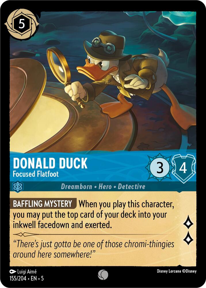 Donald Duck, Focused Flatfoot (0155)