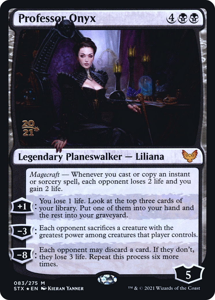 Professor Onyx (083) (Prerelease) - Foil