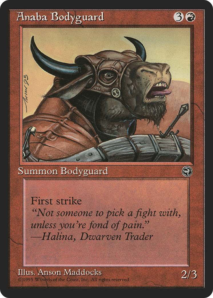 Anaba Bodyguard (Tongue-Out)