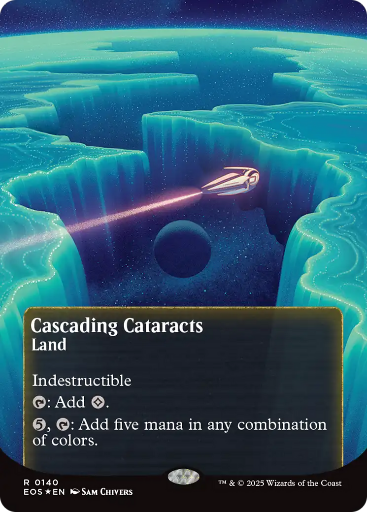 Cascading Cataracts (0140) (Borderless) - Galaxy Foil