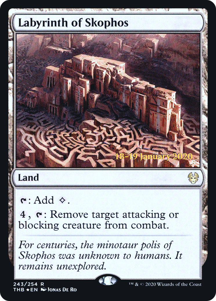 Labyrinth of Skophos (243) (Prerelease) - Foil