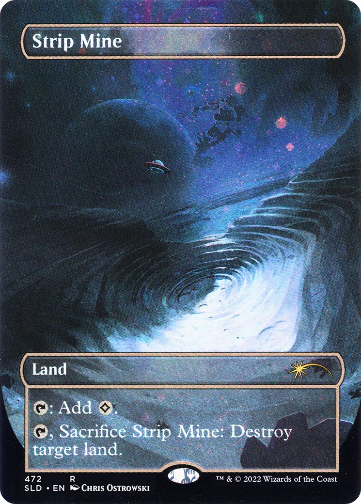 Strip Mine (472) (Borderless) - Galaxy Foil