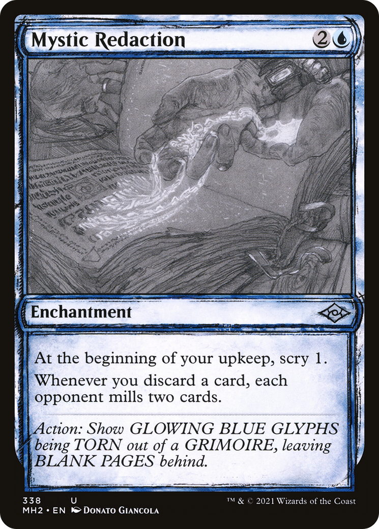 Mystic Redaction (338) (Showcase) - Foil