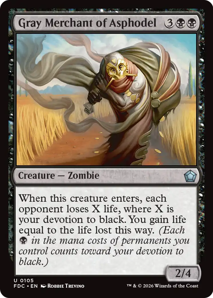 Gray Merchant of Asphodel (FDC)