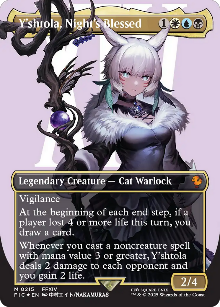 Y'shtola, Night's Blessed (0215) (Borderless) - Surge Foil