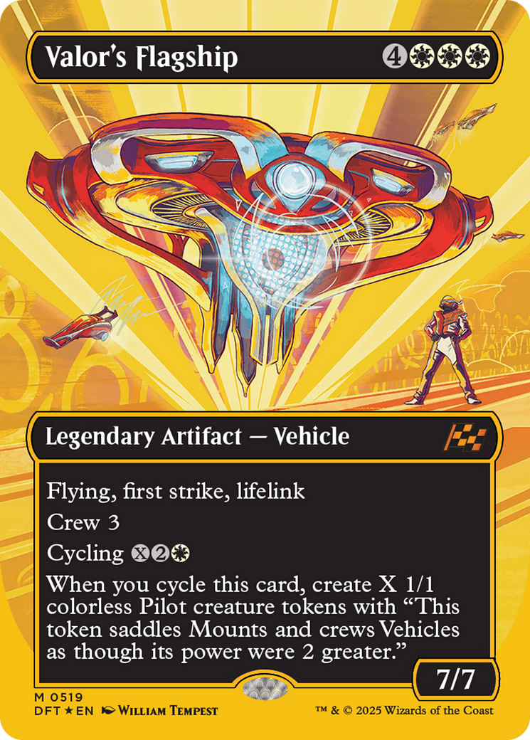 Valor's Flagship (0519) (Borderless) - First Place Foil