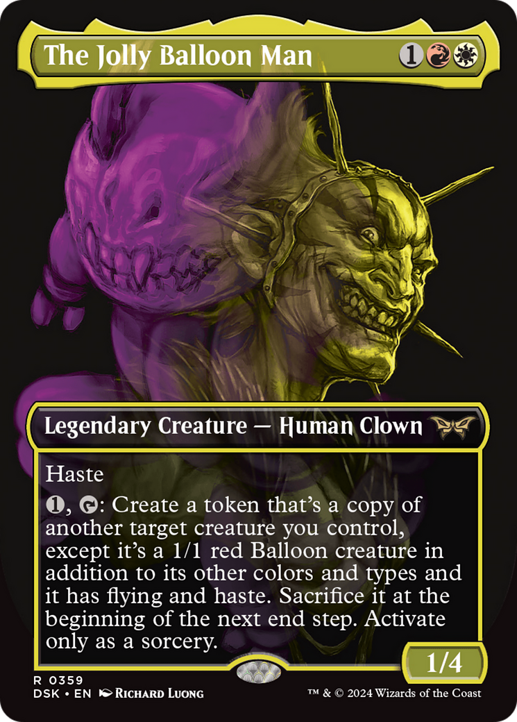 The Jolly Balloon Man (0359) (Borderless) (Showcase) - Foil