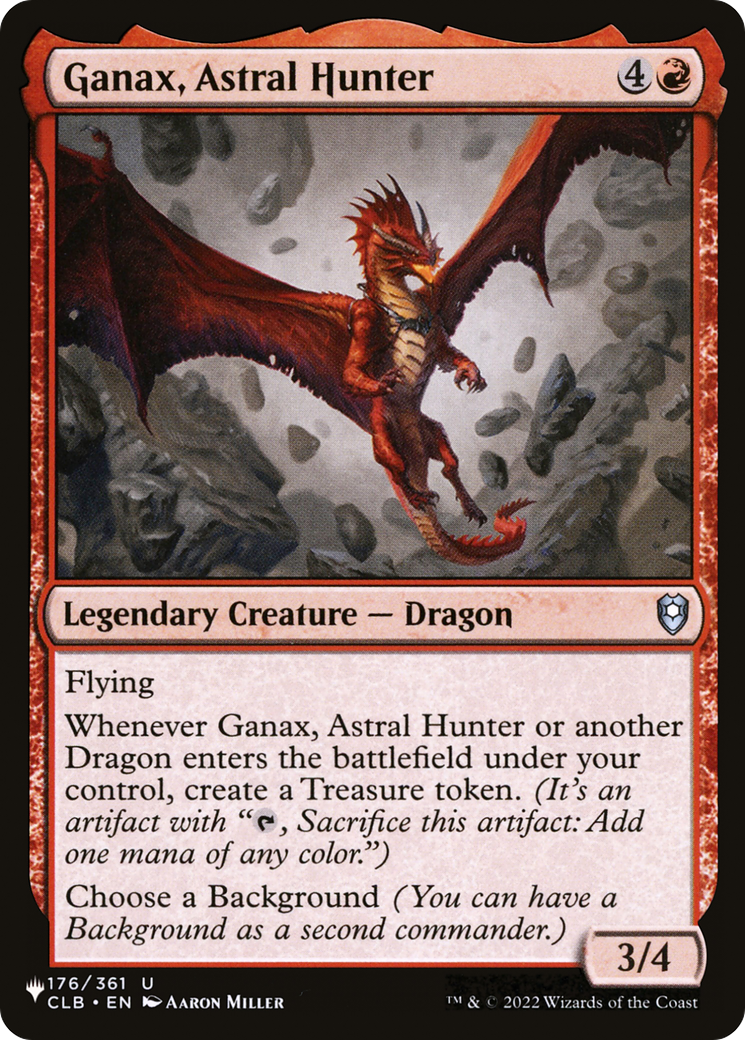 Ganax, Astral Hunter (CLB-176) (PLST)