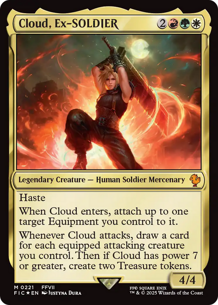 Cloud, Ex-SOLDIER (0221) - Surge Foil