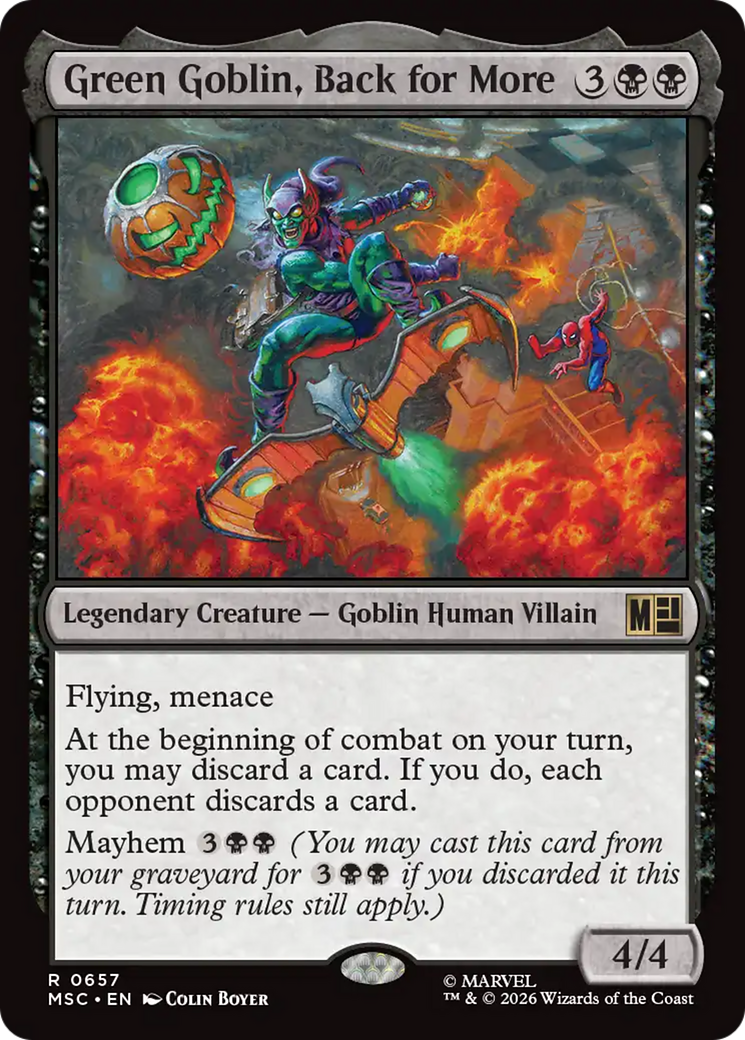 Green Goblin, Back for More (MSC)