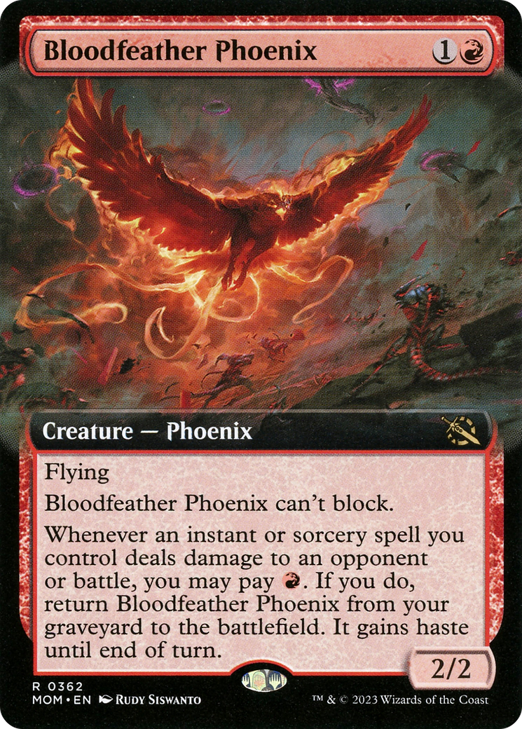 Bloodfeather Phoenix (0362) (Extended Art)