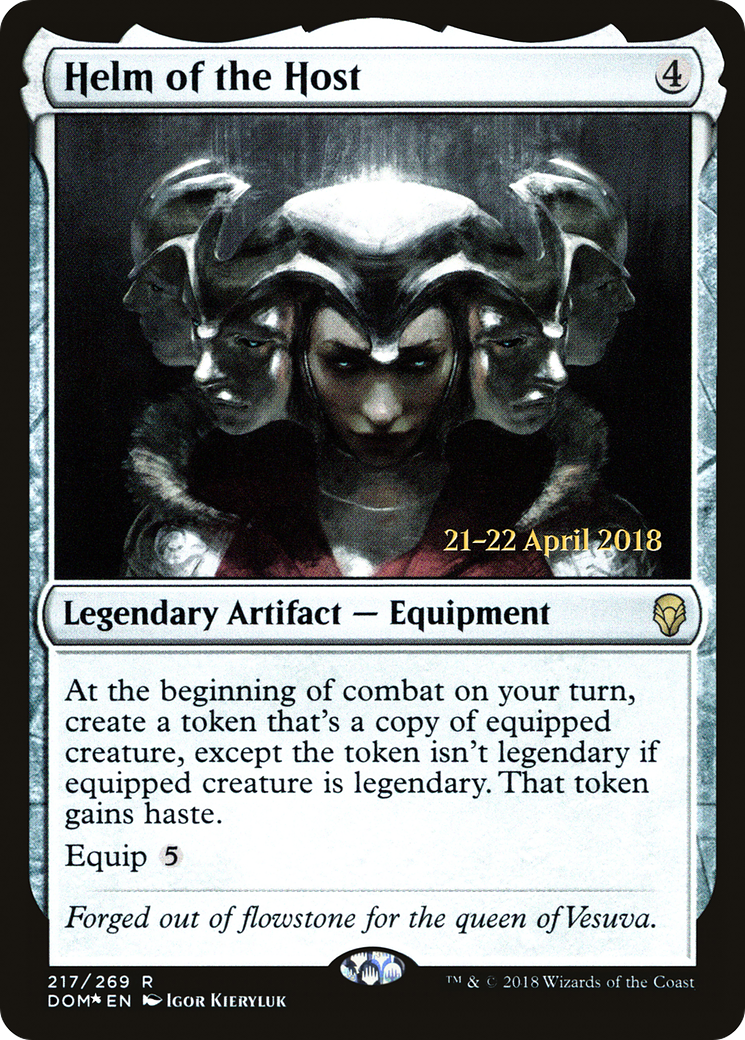 Helm of the Host (217) (Prerelease) - Foil