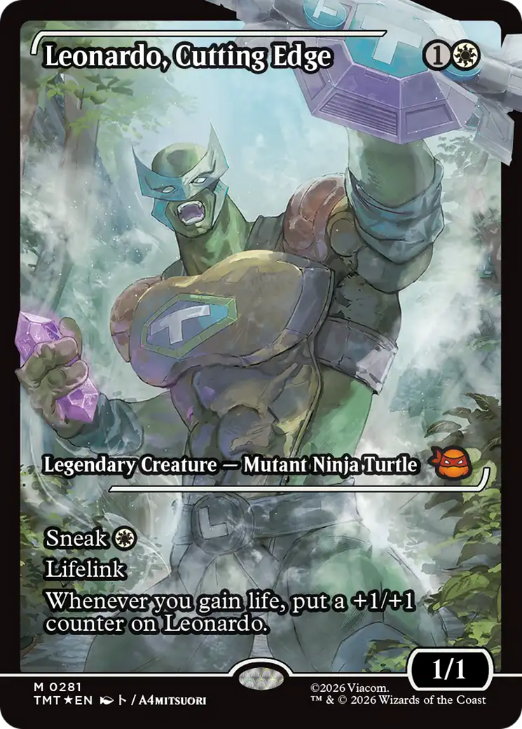Leonardo, Cutting Edge (0281) (Showcase) (TMT) - Foil