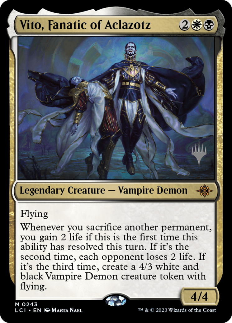 Vito, Fanatic of Aclazotz (0243) (Promo Pack)