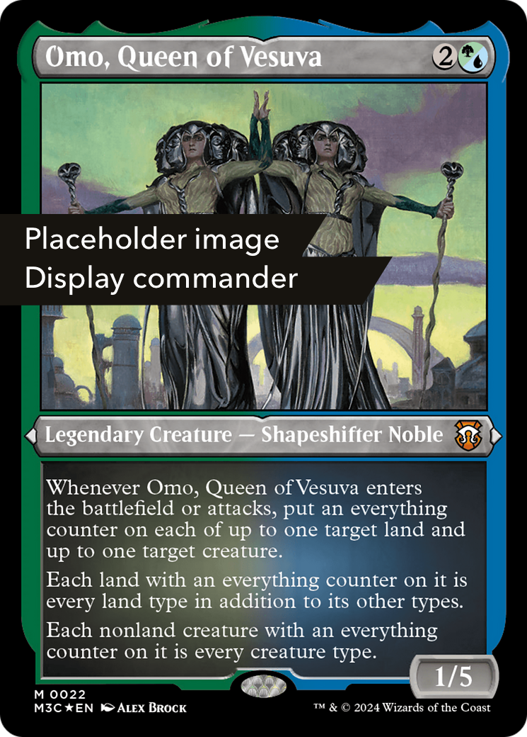 Omo, Queen of Vesuva (0149) (Display Commander) (Thick Stock) - Ripple Foil