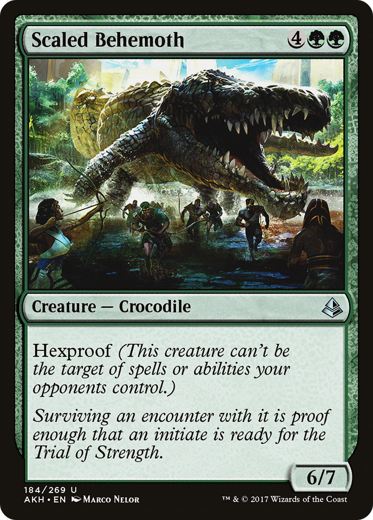 Scaled Behemoth - Foil