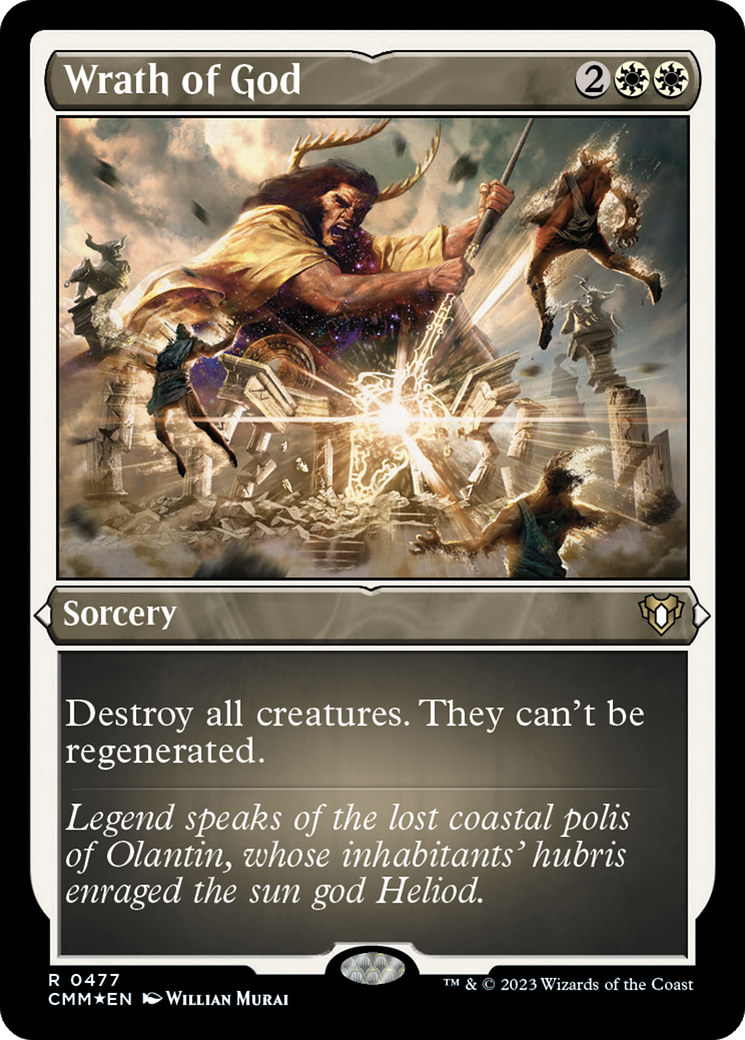 Wrath of God (0477) - Foil Etched