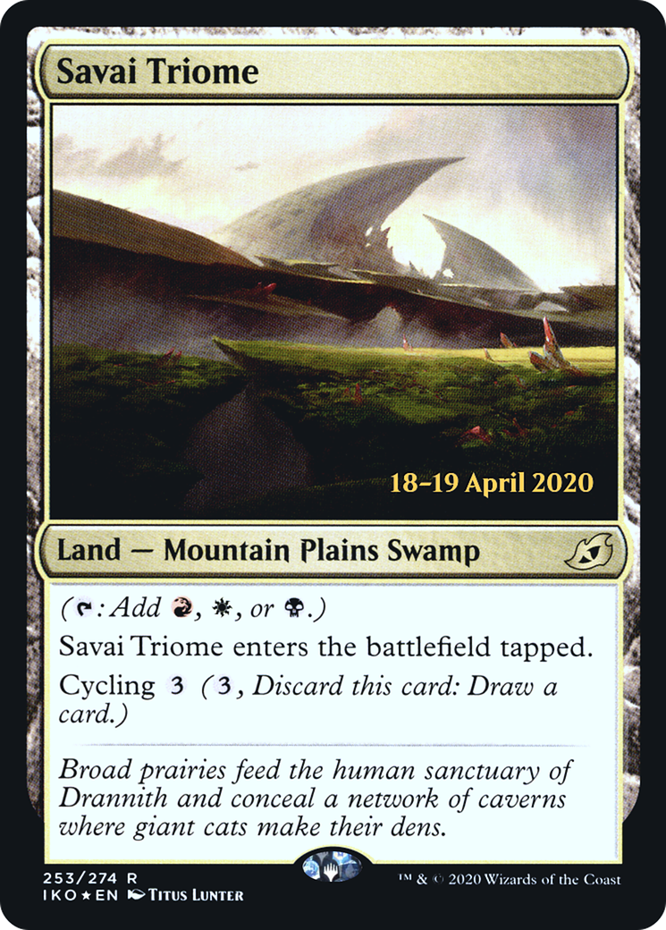 Savai Triome (253) (Prerelease) - Foil