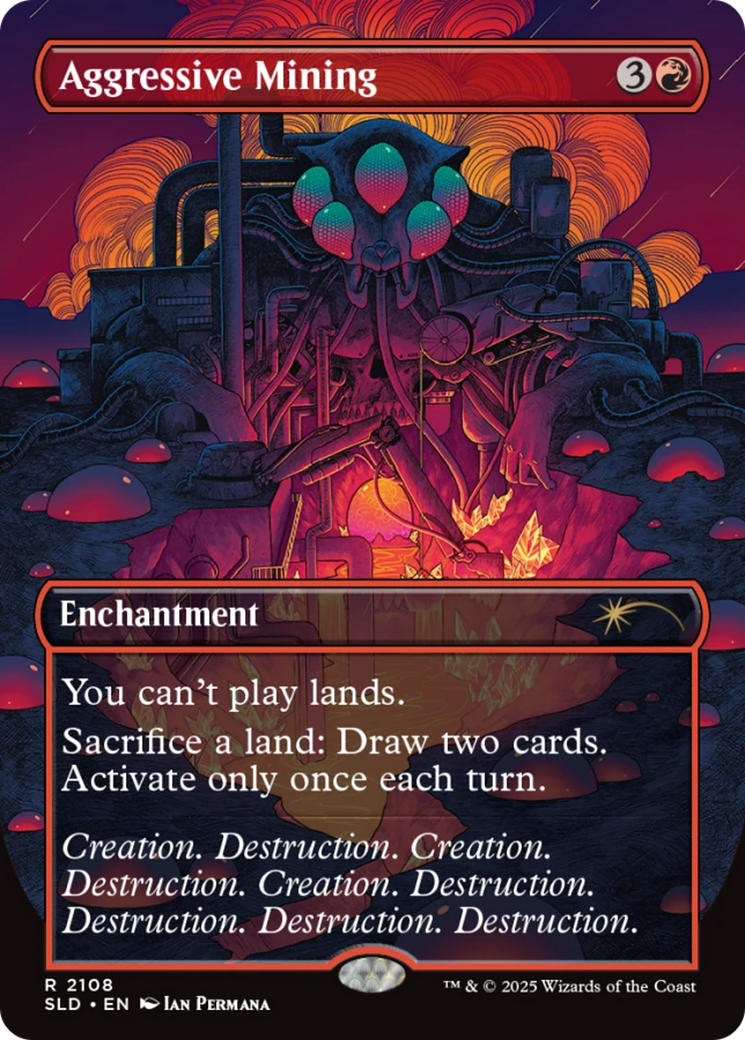Aggressive Mining (2108) (Borderless) - Foil