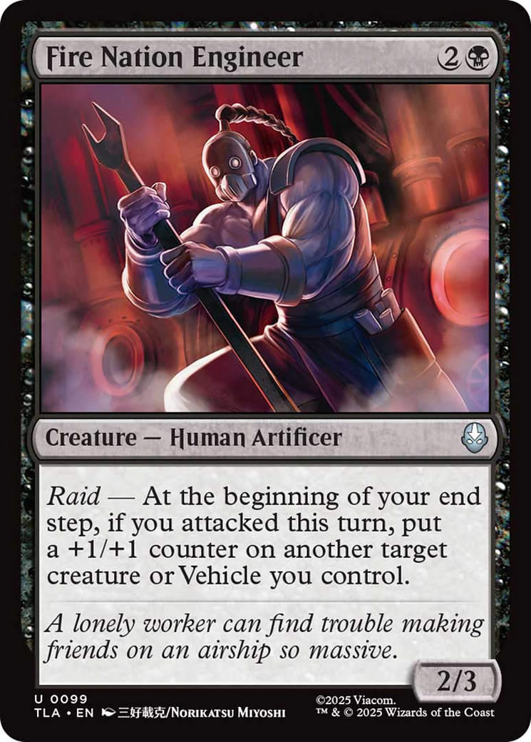 Fire Nation Engineer - Foil tla