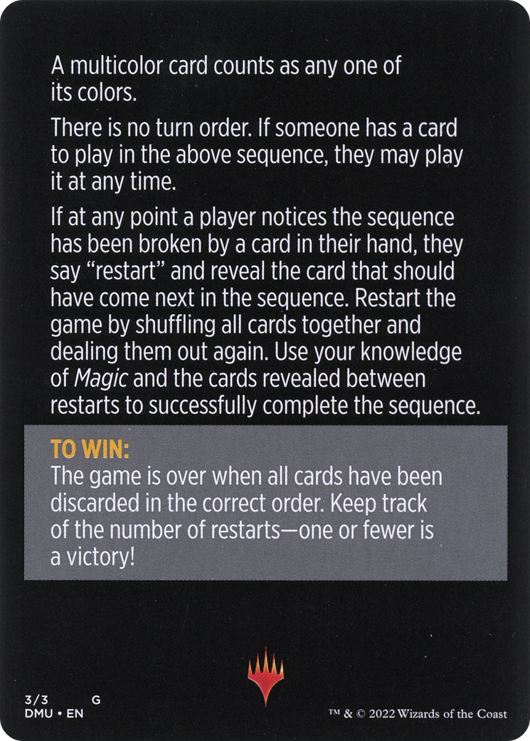 Magic Minigame: Telepathic Transmission (MDMU)