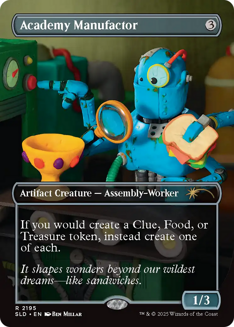 Academy Manufactor (2195) (Borderless) - Foil sld