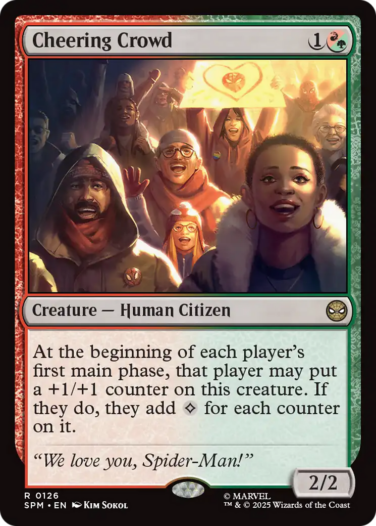 Cheering Crowd - Foil