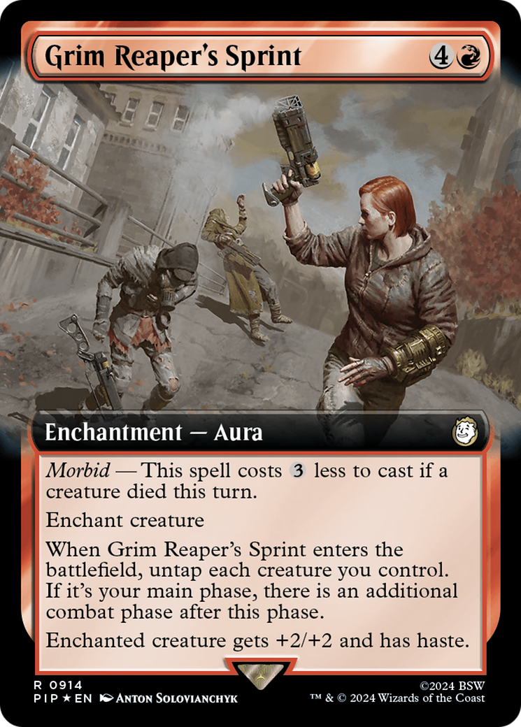 Grim Reaper's Sprint (0914) (Extended Art) - Surge Foil