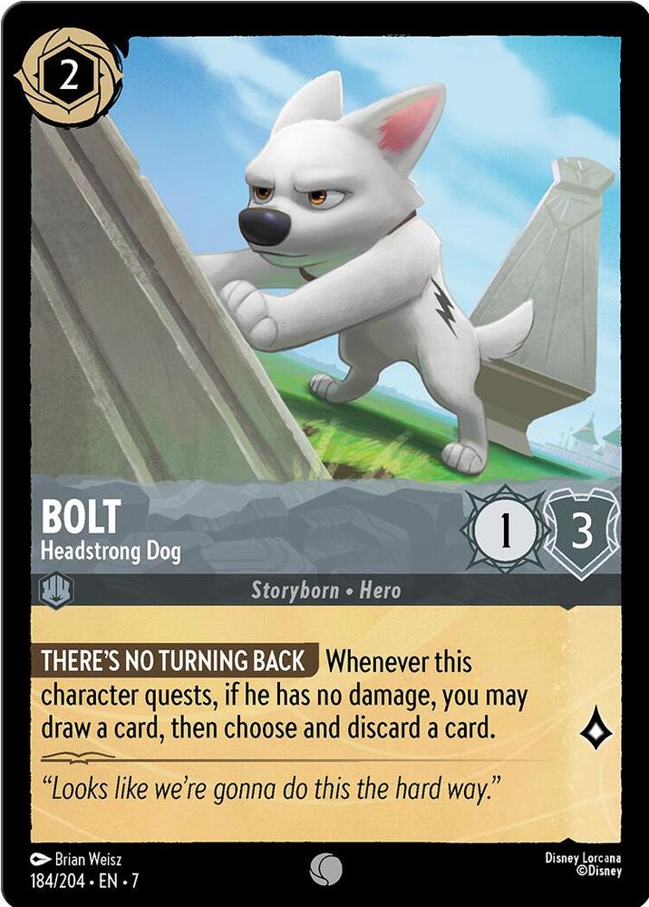 Bolt, Headstrong Dog (0184) - Cold Foil