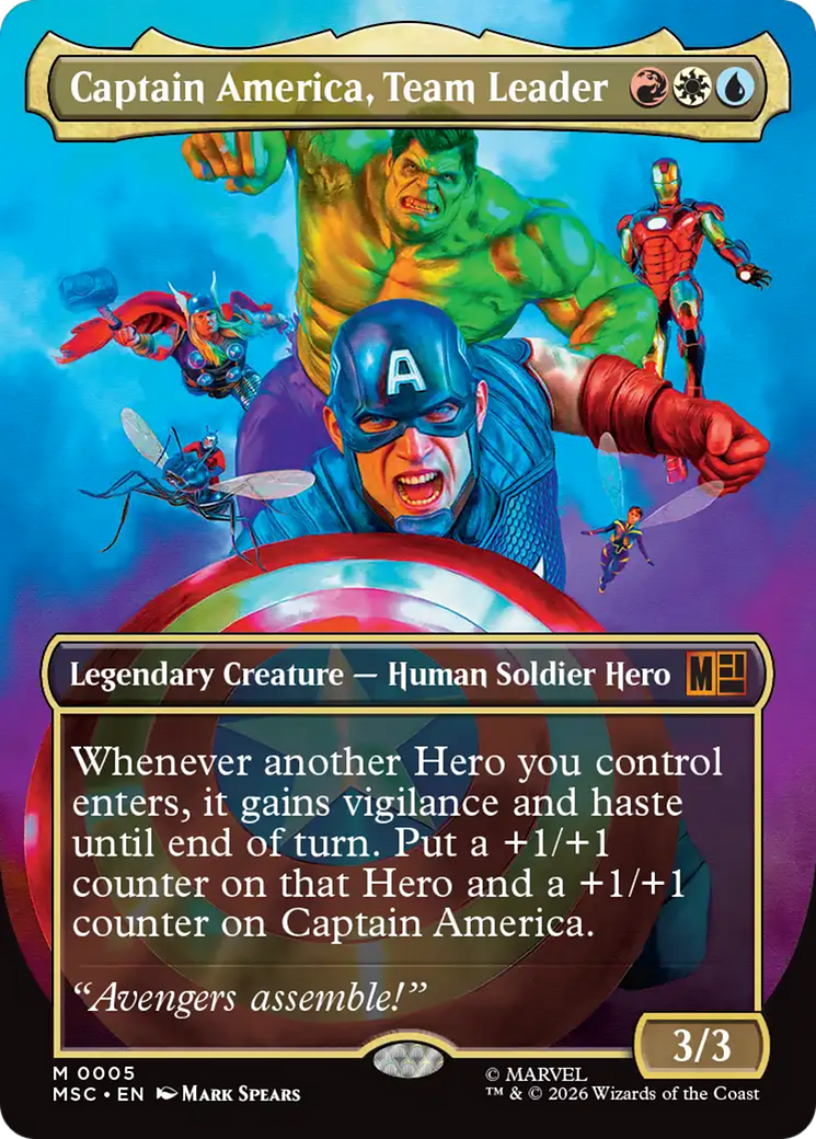 Captain America, Team Leader (5) (MSC)