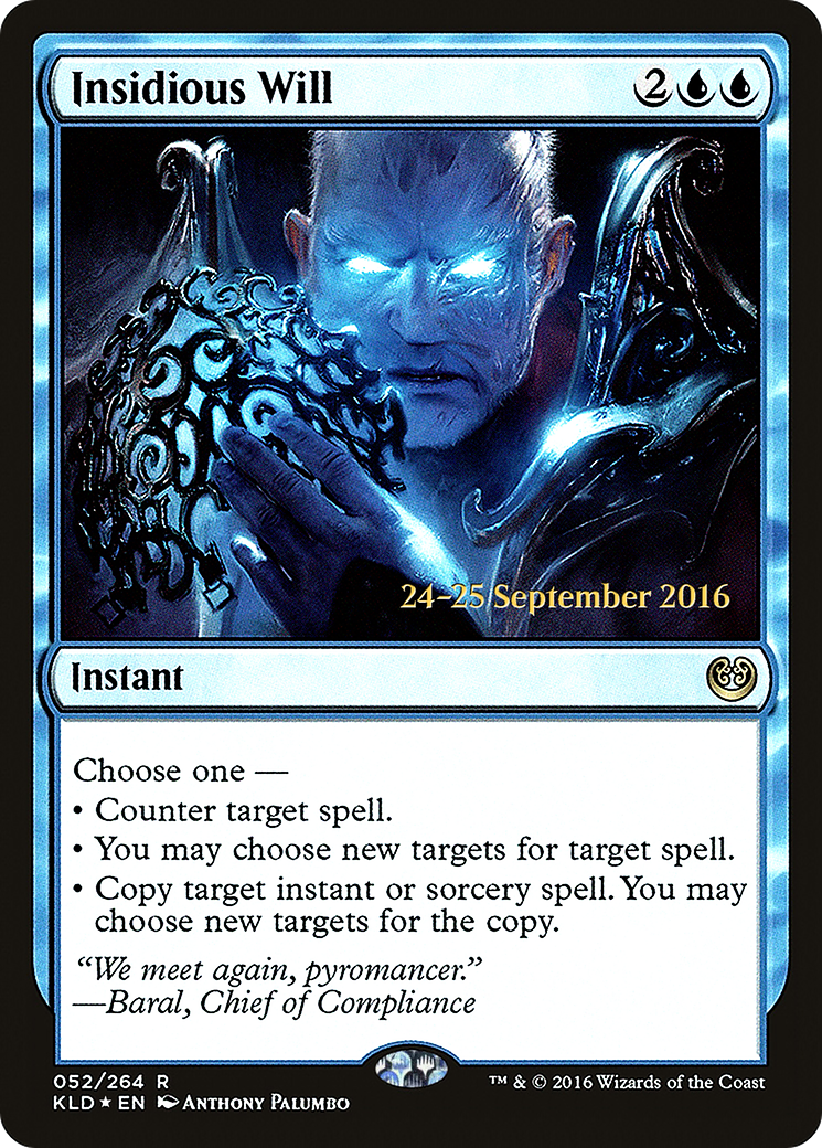 Insidious Will (052) (Prerelease) - Foil