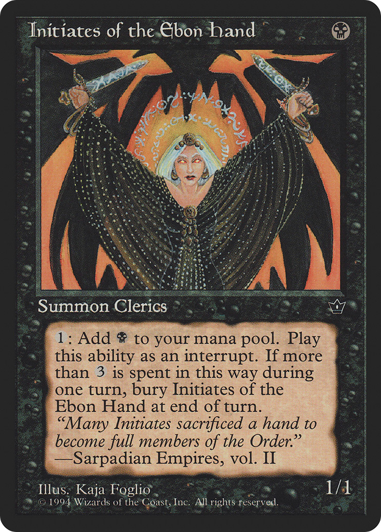 Initiates of the Ebon Hand (Illus. Kaja Foglio)