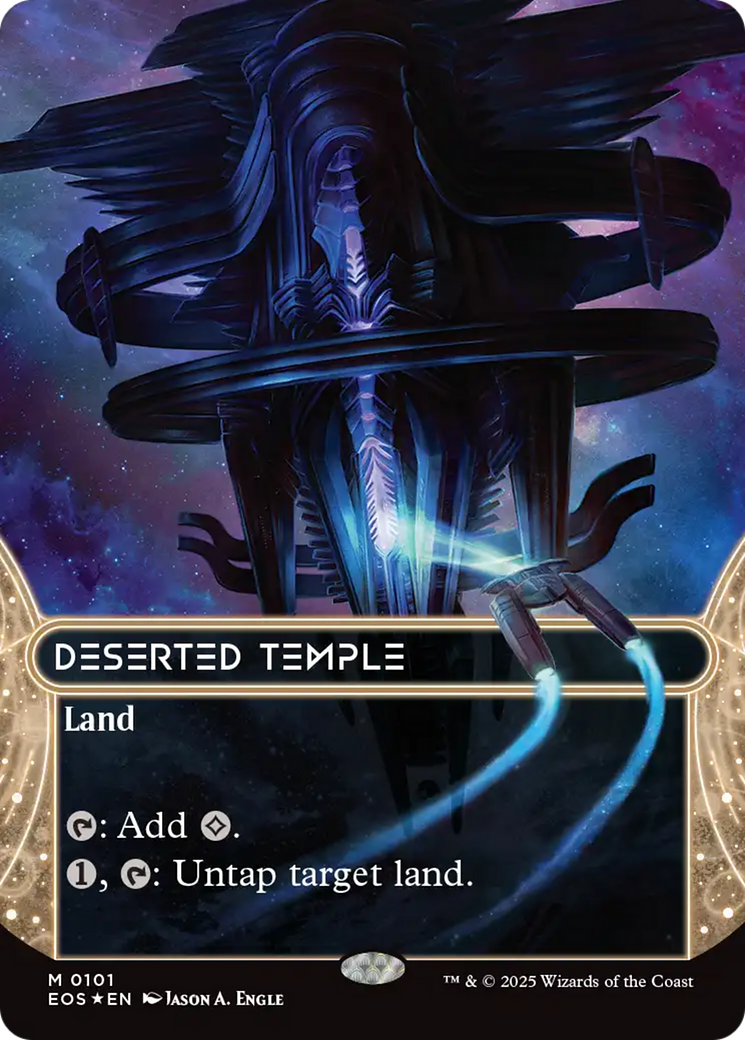 Deserted Temple (0101) (Borderless) - Galaxy Foil