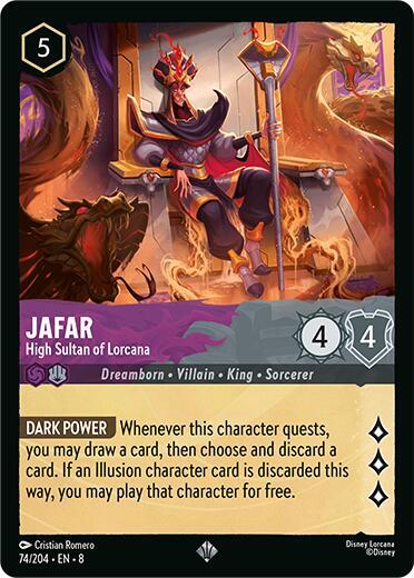Jafar, High Sultan of Lorcana (0074) - Cold Foil
