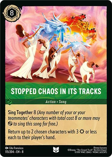 Stopped Chaos in Its tracks (0115) - Cold Foil