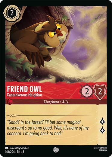 Friend Owl, Cantankerous Neighbor (0144) - Cold Foil
