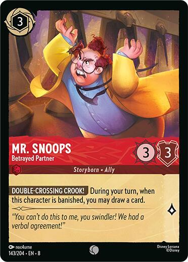 Mr. Snoops, Betrayed Partner (0143) - Cold Foil