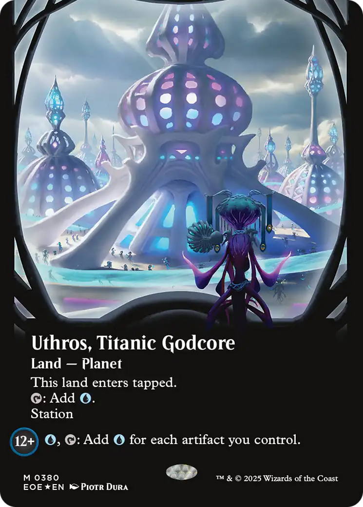 Uthros, Titanic Godcore (0380) (Borderless) - Galaxy Foil