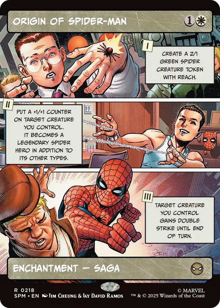 Origin of Spider-Man (0218) (Borderless)