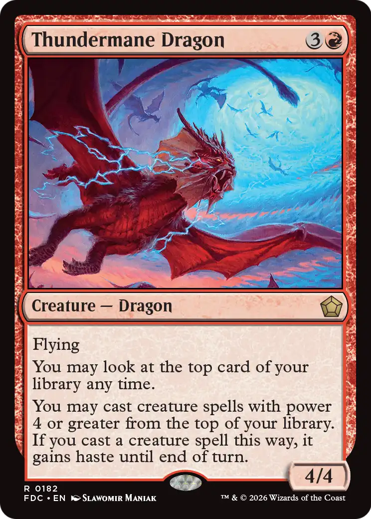 Thundermane Dragon (FDC)