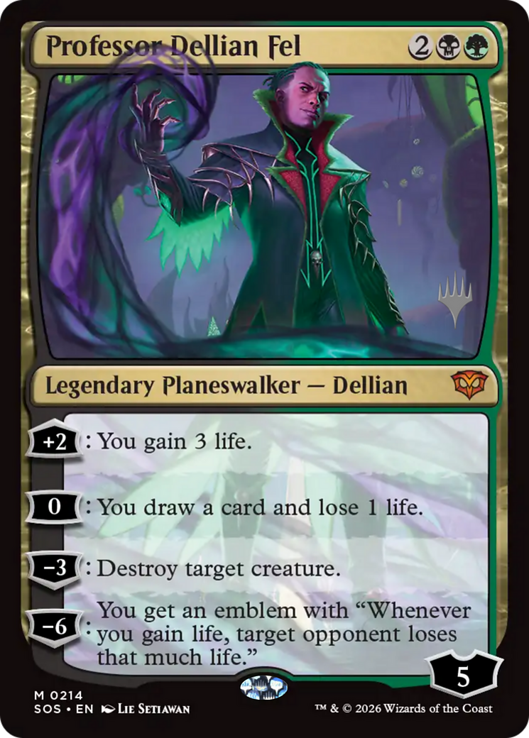 Professor Dellian Fel (0214) (Promo Pack) (PSOS)