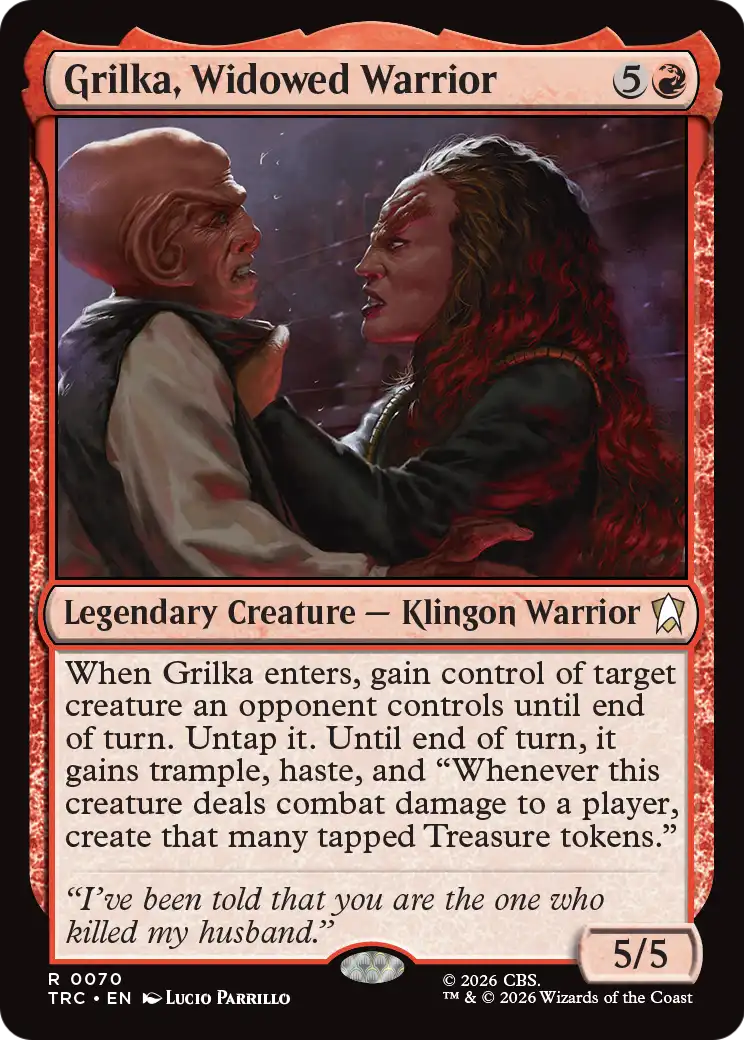 Grilka, Widowed Warrior (TRC)