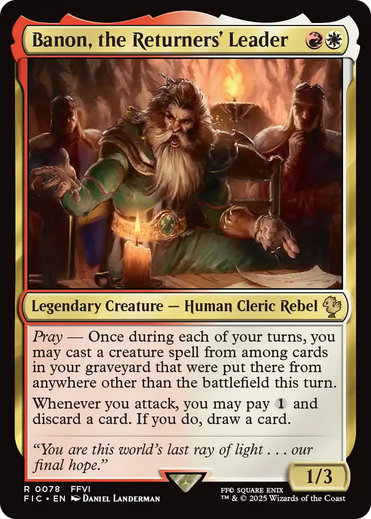 Banon, the Returners' Leader - Surge Foil
