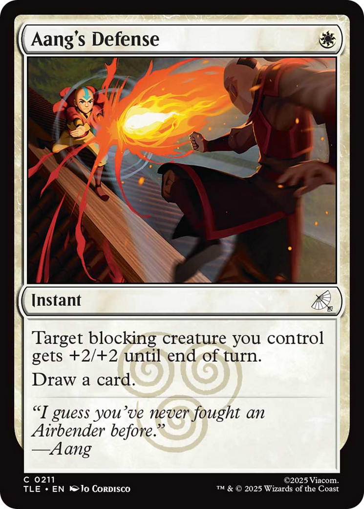 Aang's Defense (0211) - Foil tle