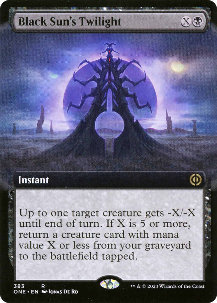 Black Sun's Twilight (383) (Extended Art) - Foil