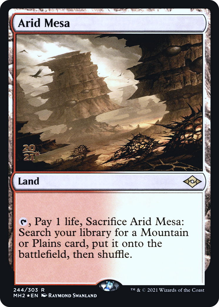 Arid Mesa (244) (Prerelease) - Foil