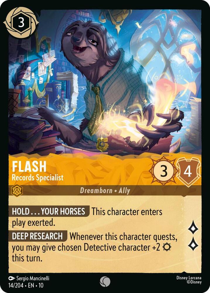 Flash, Records Specialist (0014)