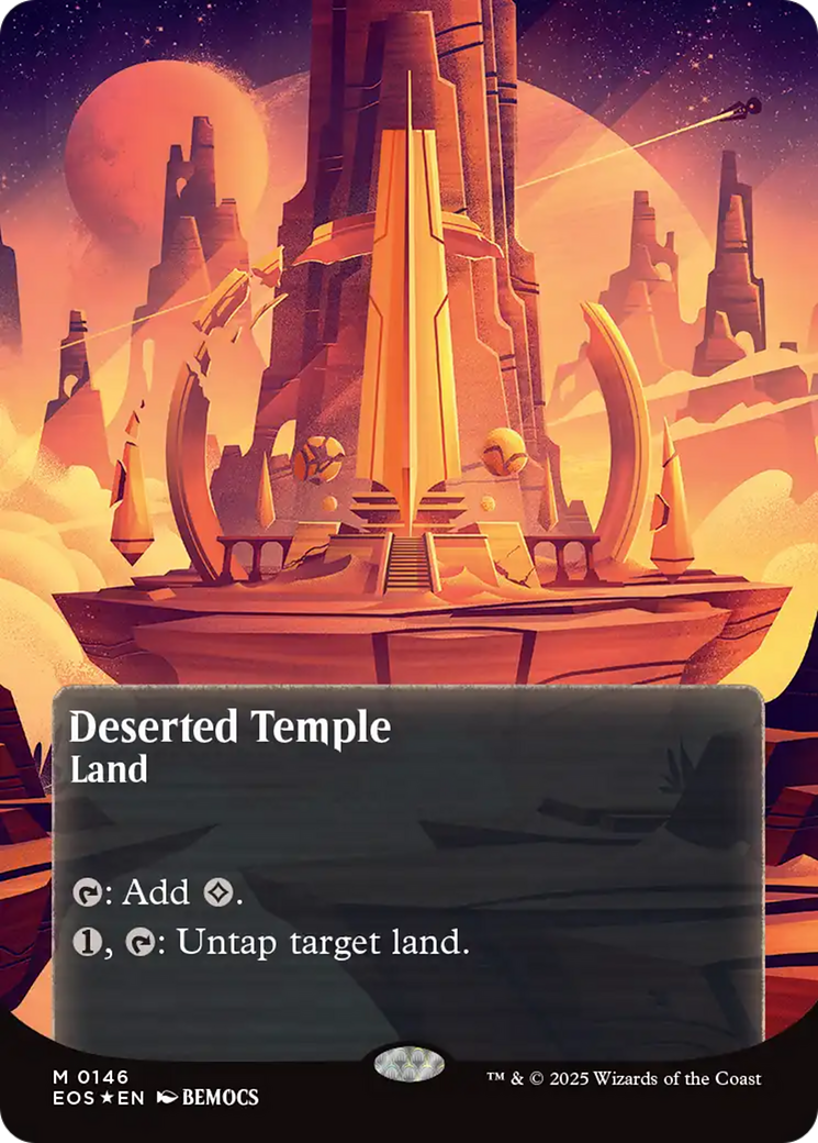 Deserted Temple (0146) (Borderless) - Galaxy Foil